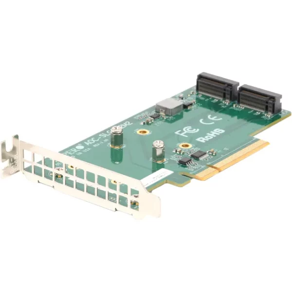 Supermicro DUAL NVME M.2 SSD ADAPTER AOC-SLG3-2M2