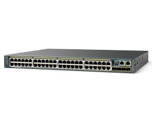 SWITCH CISCO 48P WS-C3560X-48P-S, 48X 10/100/1000 Ports , L3 Managed PoE+ (IP Base) W/ 2xPSU 715WAC+1100WAC